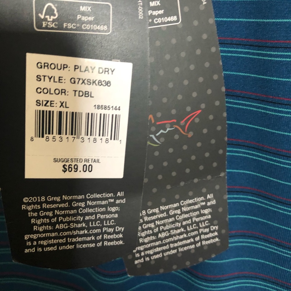 Greg Norman S/S Golf Shirt - Picture 3 of 6